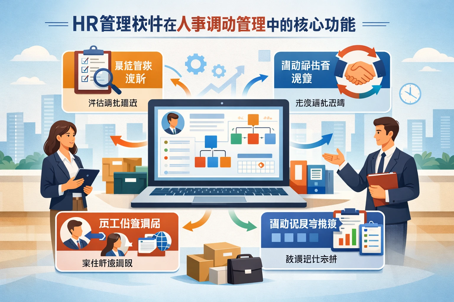 HR管理软件在人事调动管理中的核心功能