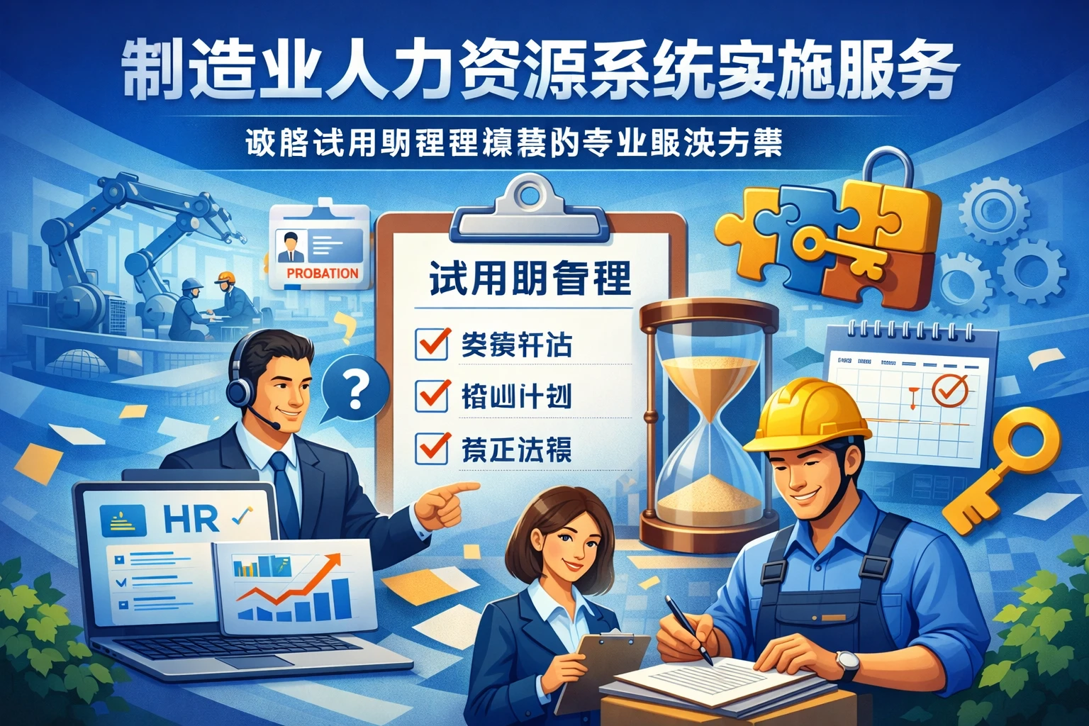 制造业人力资源系统实施服务：破解试用期管理难题的专业解决方案