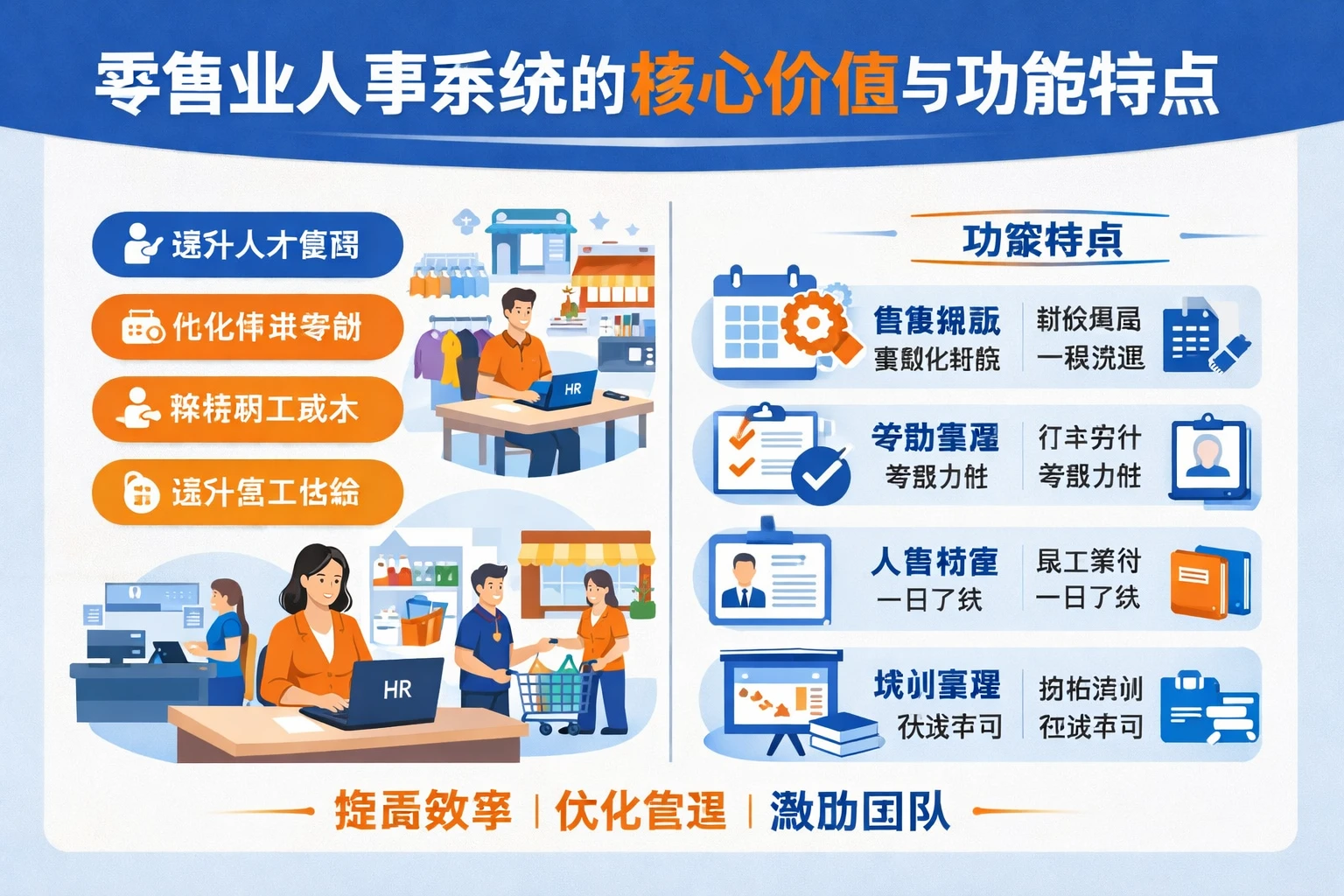 零售业人事系统的核心价值与功能特点