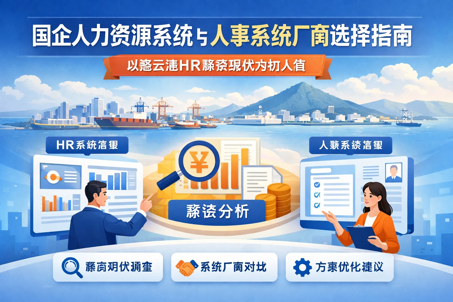 国企人力资源系统与人事系统厂商选择指南 - 以连云港HR薪资现状为切入点