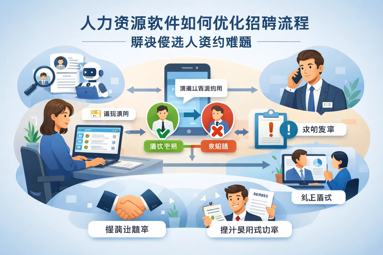 人力资源软件如何优化招聘流程,解决候选人爽约难题