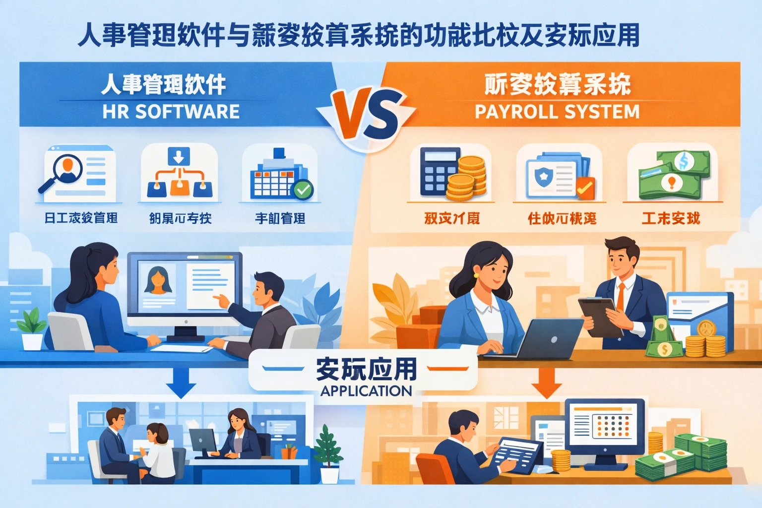 人事管理软件与薪资核算系统的功能比较及实际应用