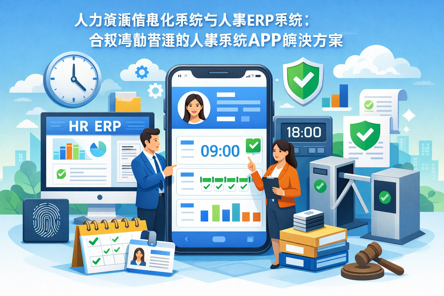 人力资源信息化系统与人事ERP系统:合规考勤管理的人事系统APP解决方案