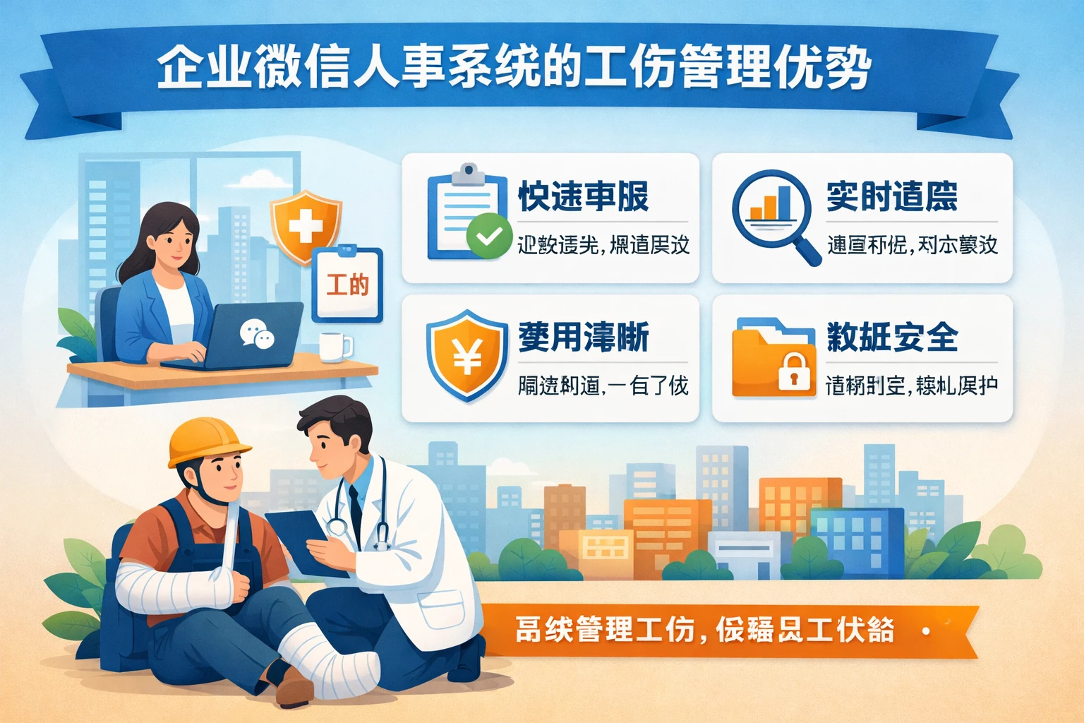 企业微信人事系统的工伤管理优势