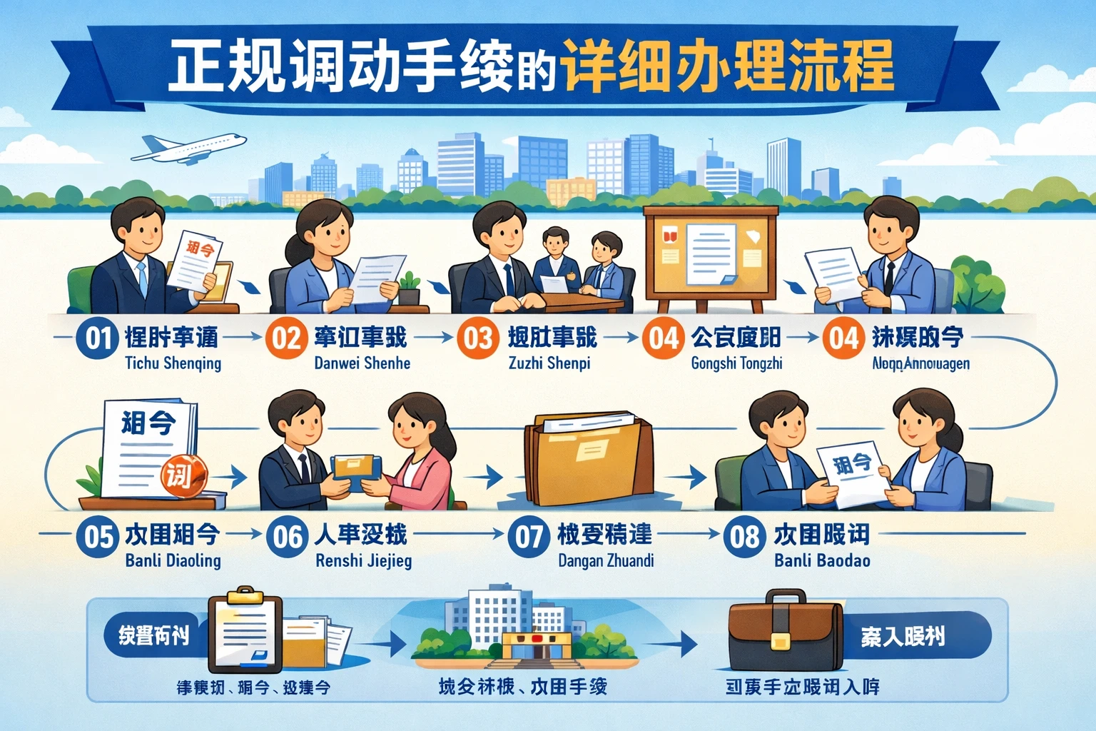 正规调动手续的详细办理流程