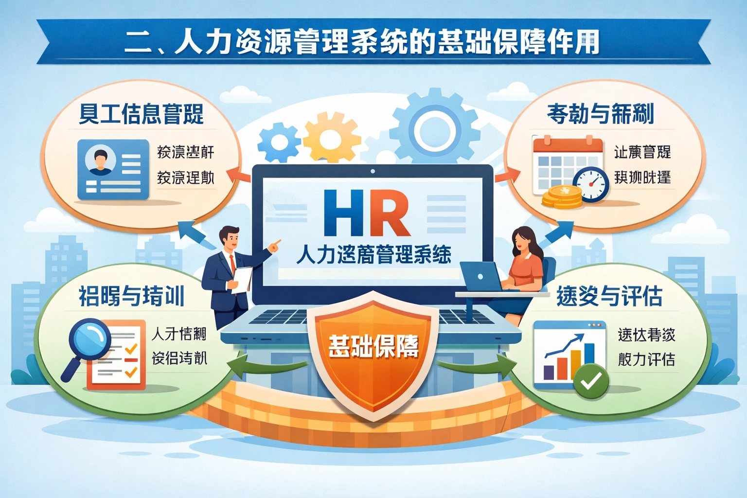 二、人力资源管理系统的基础保障作用