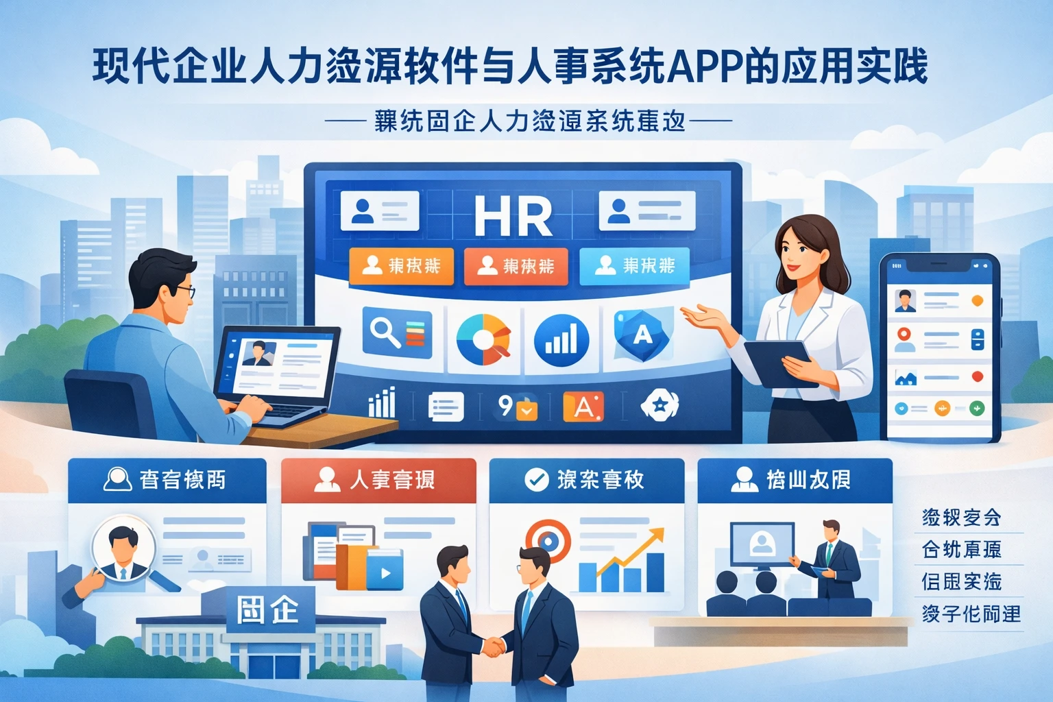 现代企业人力资源软件与人事系统APP的应用实践——兼谈国企人力资源系统建设