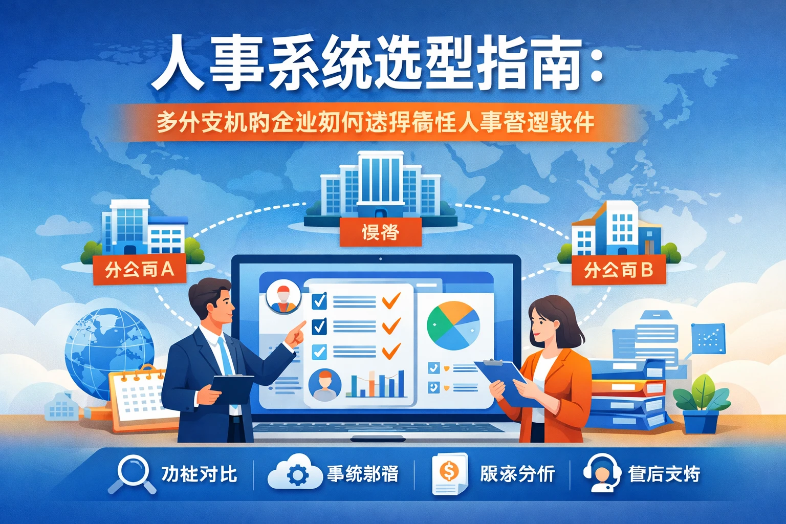 人事系统选型指南：多分支机构企业如何选择最佳人事管理软件
