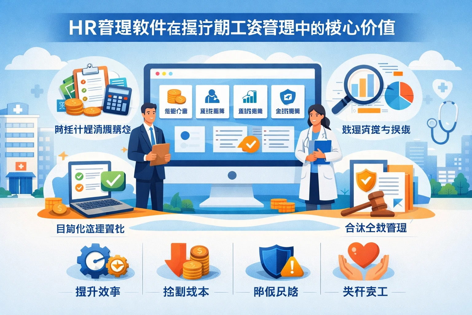 HR管理软件在医疗期工资管理中的核心价值