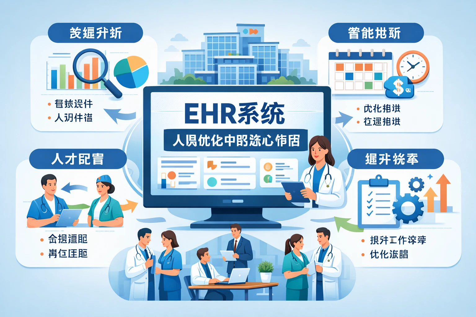 EHR系统在人员优化中的核心作用