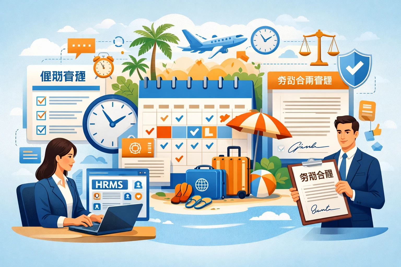 人力资源管理系统与劳动合同管理系统在假期管理中的关键作用