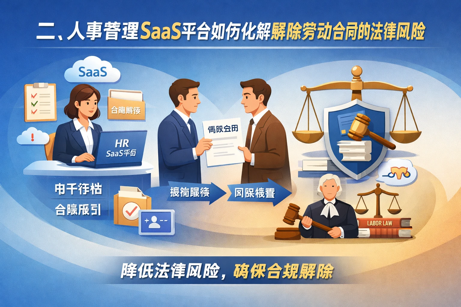 二、人事管理SaaS平台如何化解解除劳动合同的法律风险