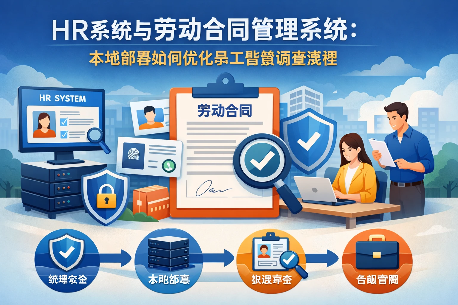 HR系统与劳动合同管理系统：本地部署如何优化员工背景调查流程