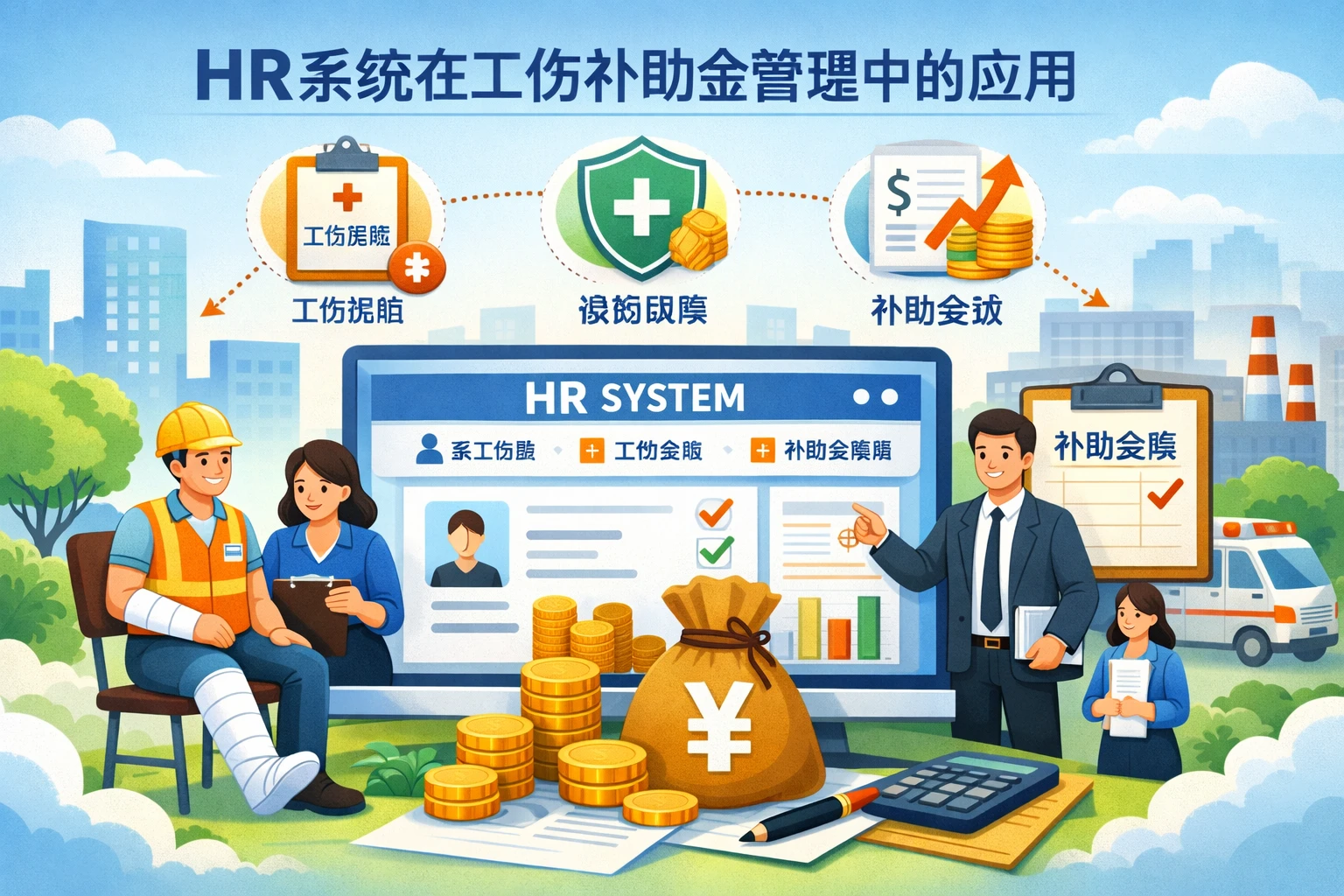 HR系统在工伤补助金管理中的应用