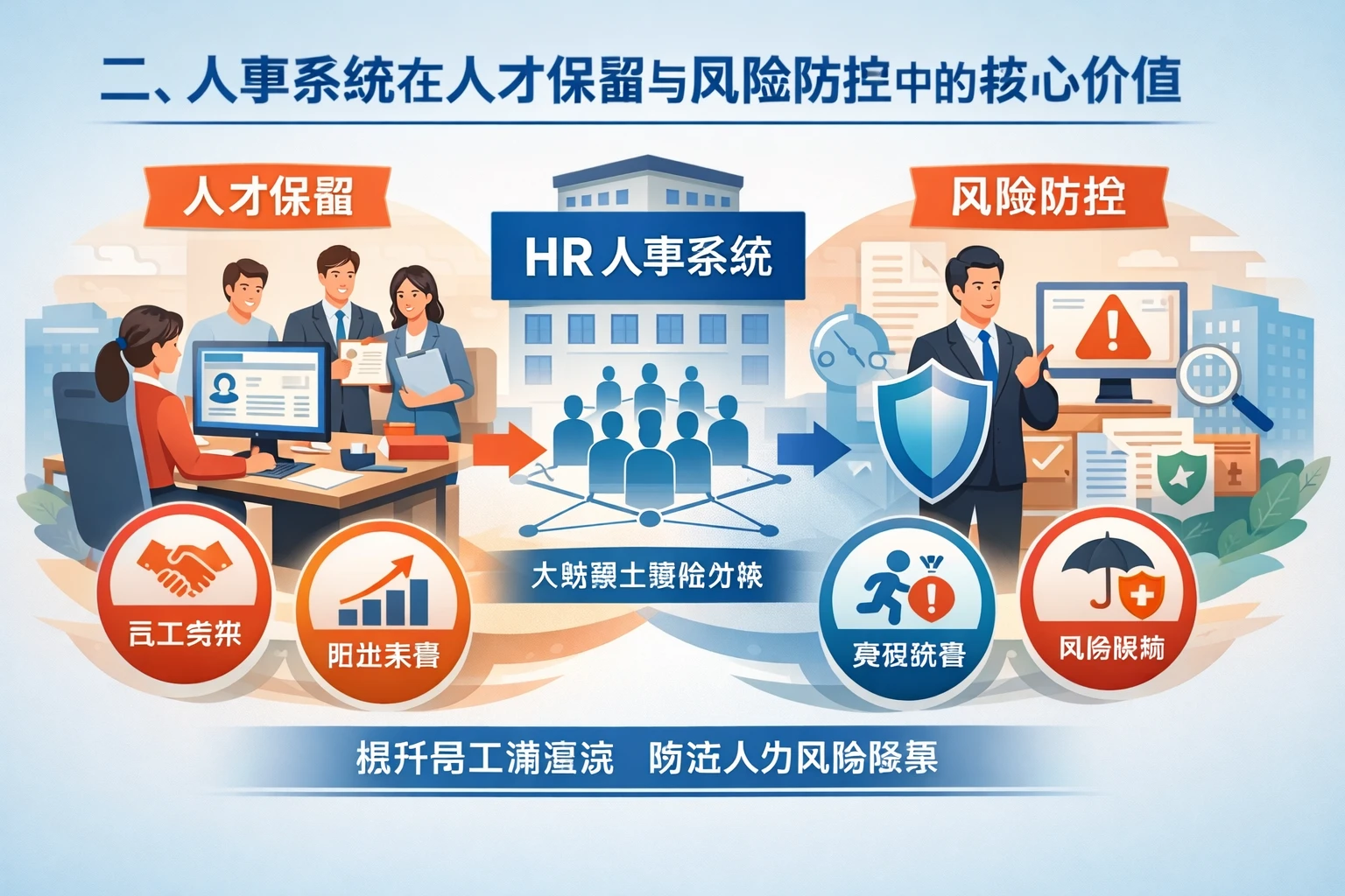 二、人事系统在人才保留与风险防控中的核心价值