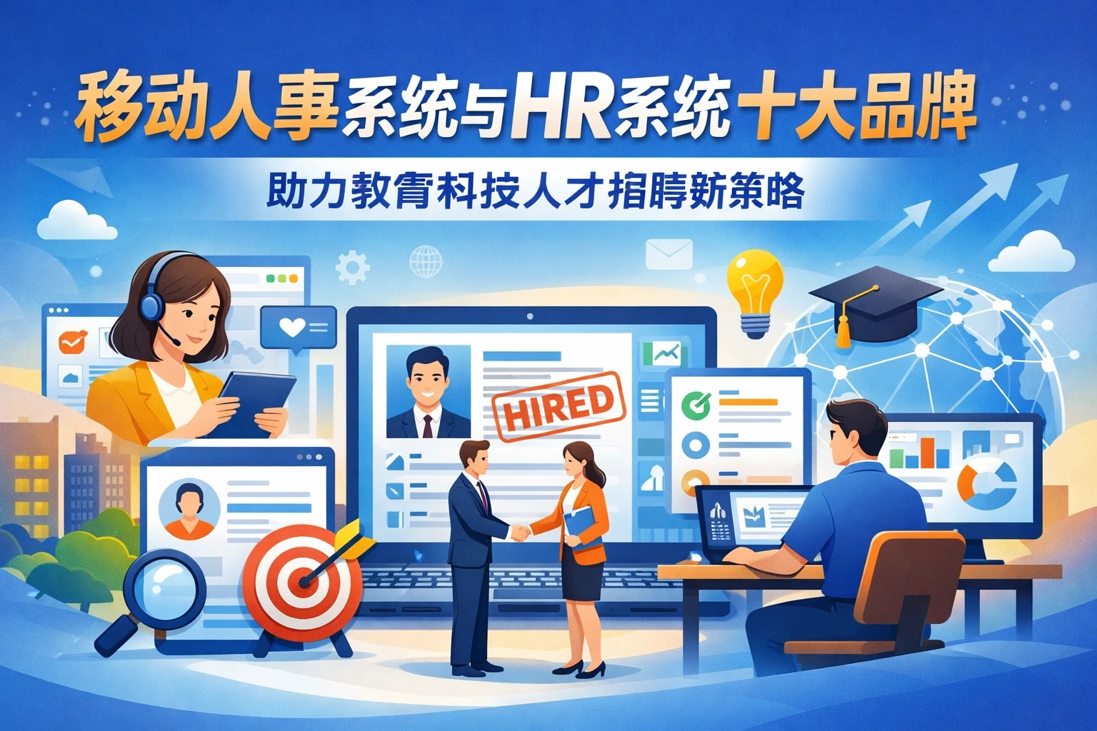 移动人事系统与HR系统十大品牌：助力教育科技人才招聘新策略