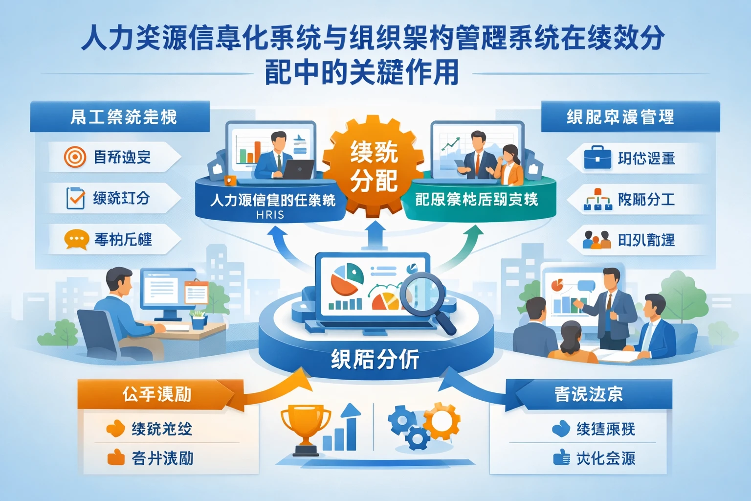 人力资源信息化系统与组织架构管理系统在绩效分配中的关键作用