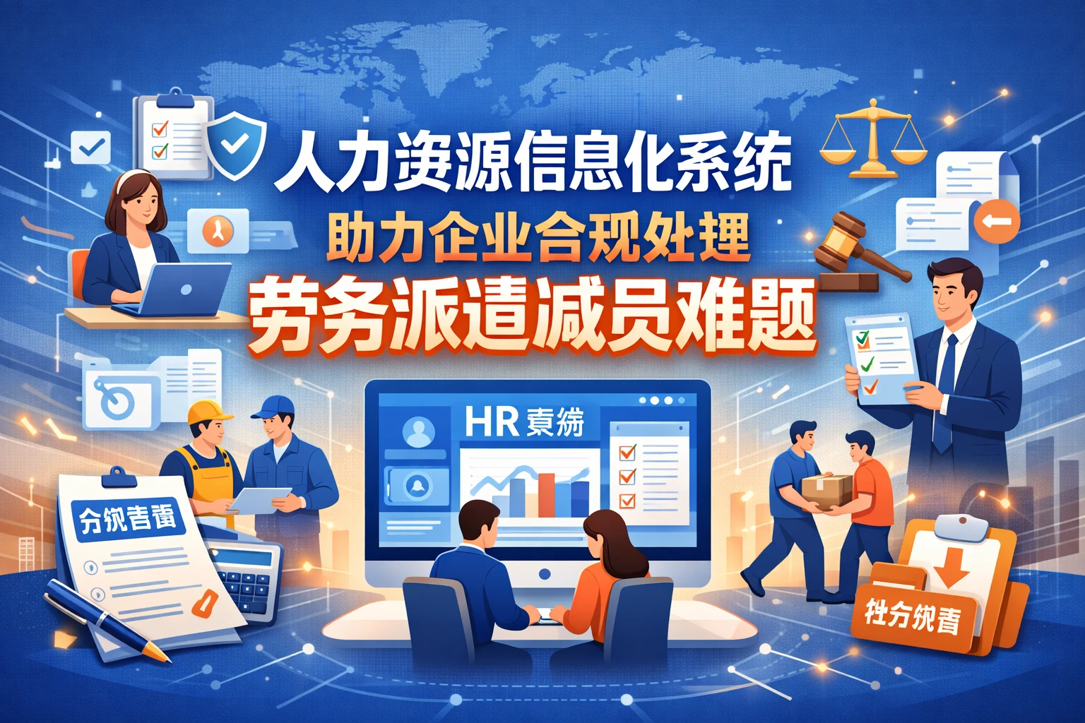 人力资源信息化系统助力企业合规处理劳务派遣减员难题