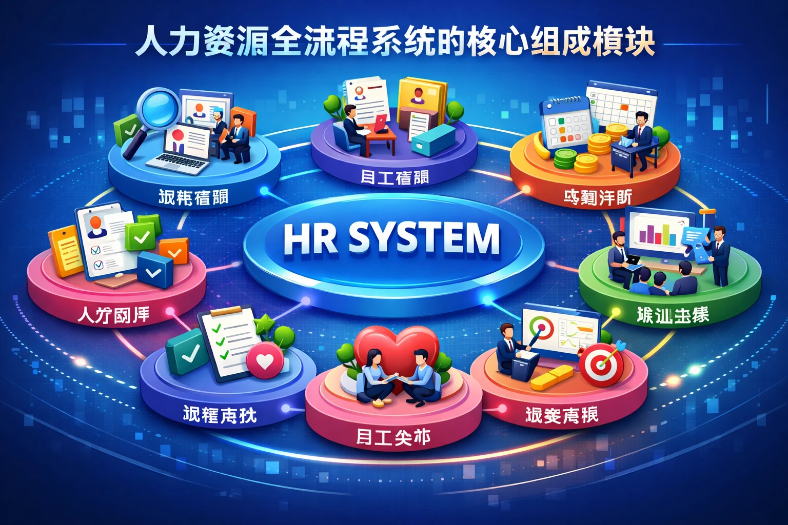 人力资源全流程系统的核心组成模块