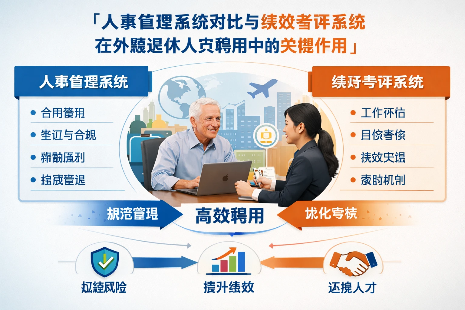 人事管理系统对比与绩效考评系统在外籍退休人员聘用中的关键作用