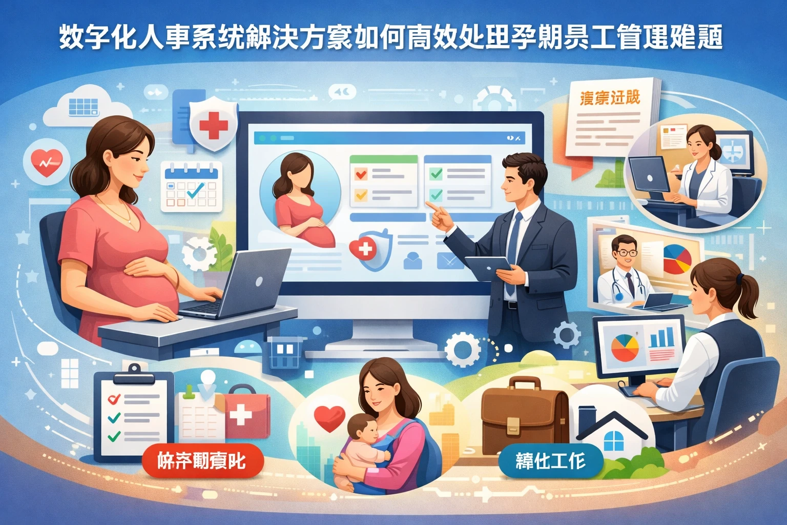 数字化人事系统解决方案如何高效处理孕期员工管理难题
