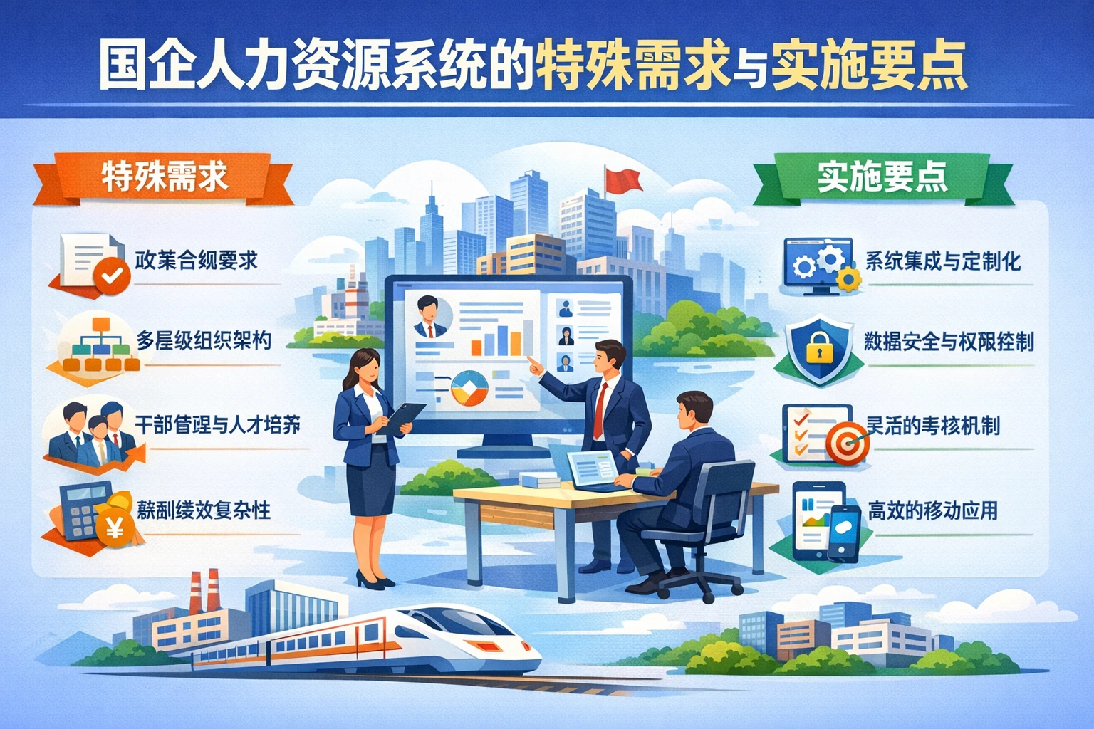 国企人力资源系统的特殊需求与实施要点