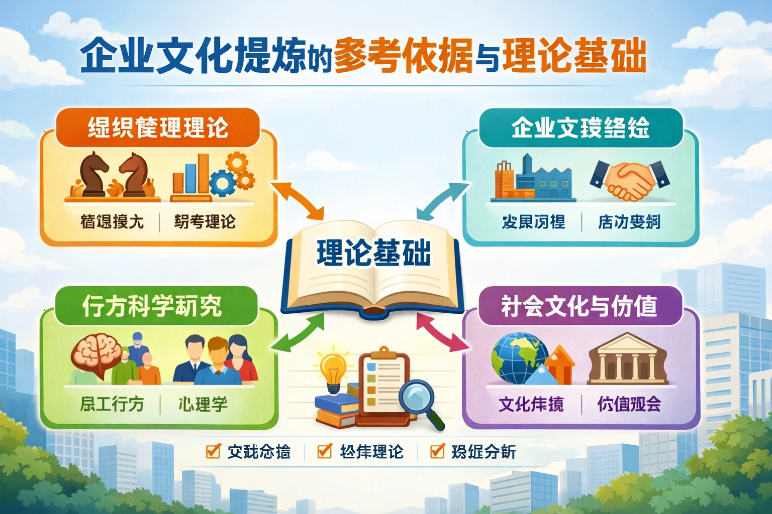 企业文化提炼的参考依据与理论基础