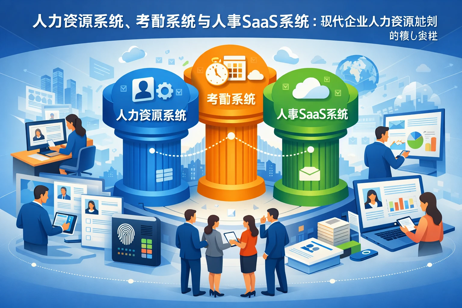 人力资源系统、考勤系统与人事SaaS系统：现代企业人力资源规划的核心支柱
