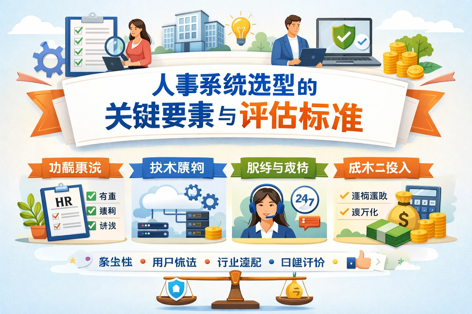 人事系统选型的关键要素与评估标准