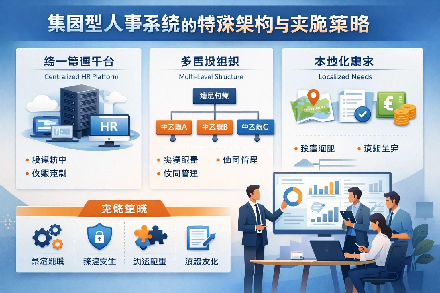 集团型人事系统的特殊架构与实施策略
