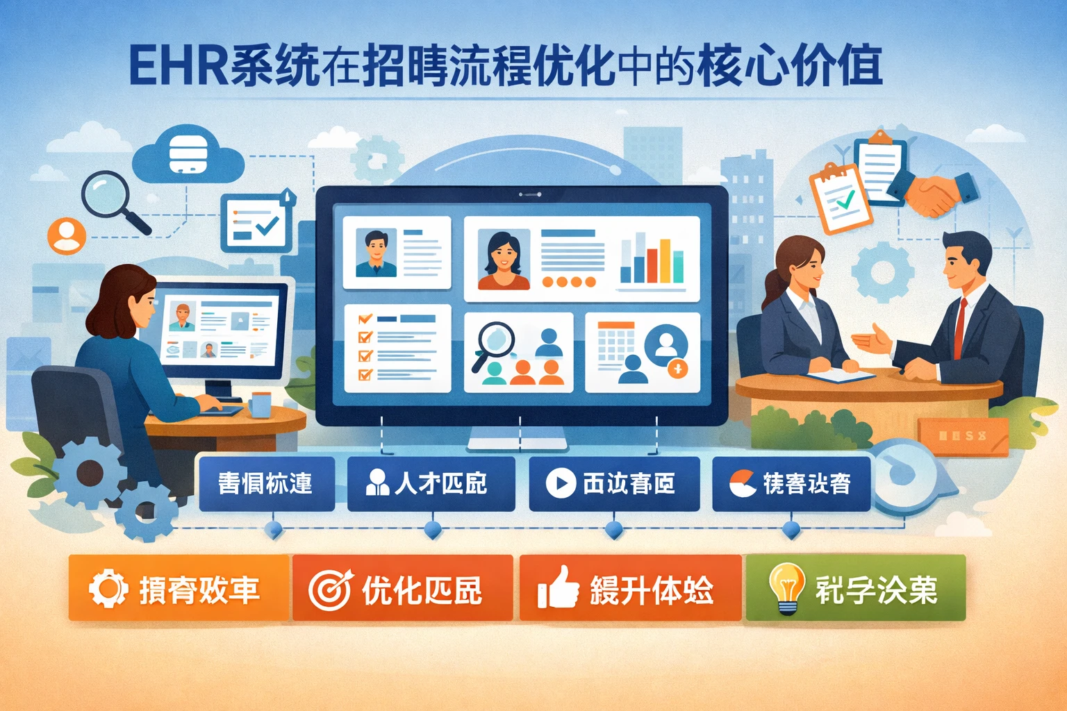 EHR系统在招聘流程优化中的核心价值