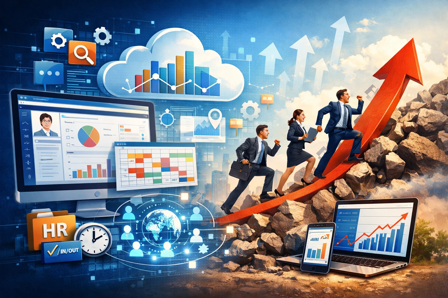 运用HR管理软件与考勤排班系统构建高效人力资源云系统，助力销售团队逆境突围