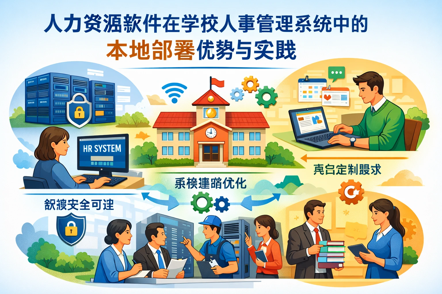 人力资源软件在学校人事管理系统中的本地部署优势与实践