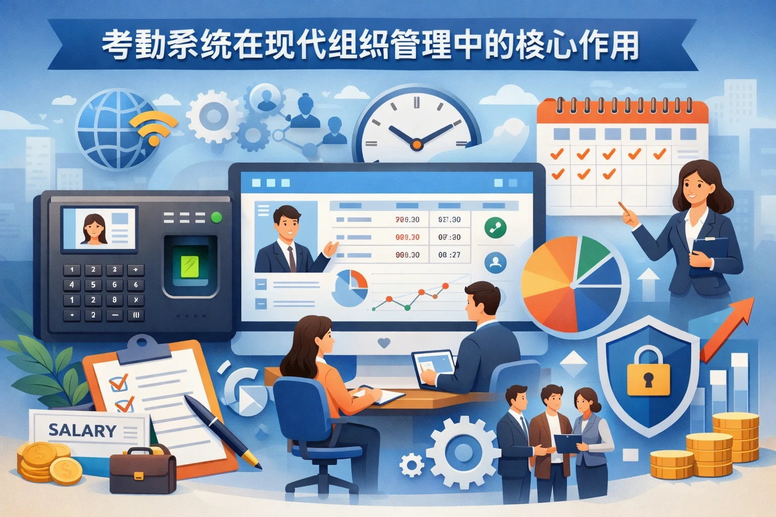 考勤系统在现代组织管理中的核心作用