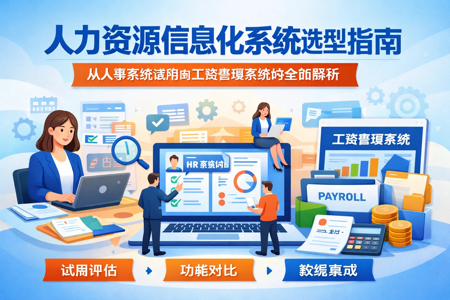 人力资源信息化系统选型指南：从人事系统试用到工资管理系统的全面解析