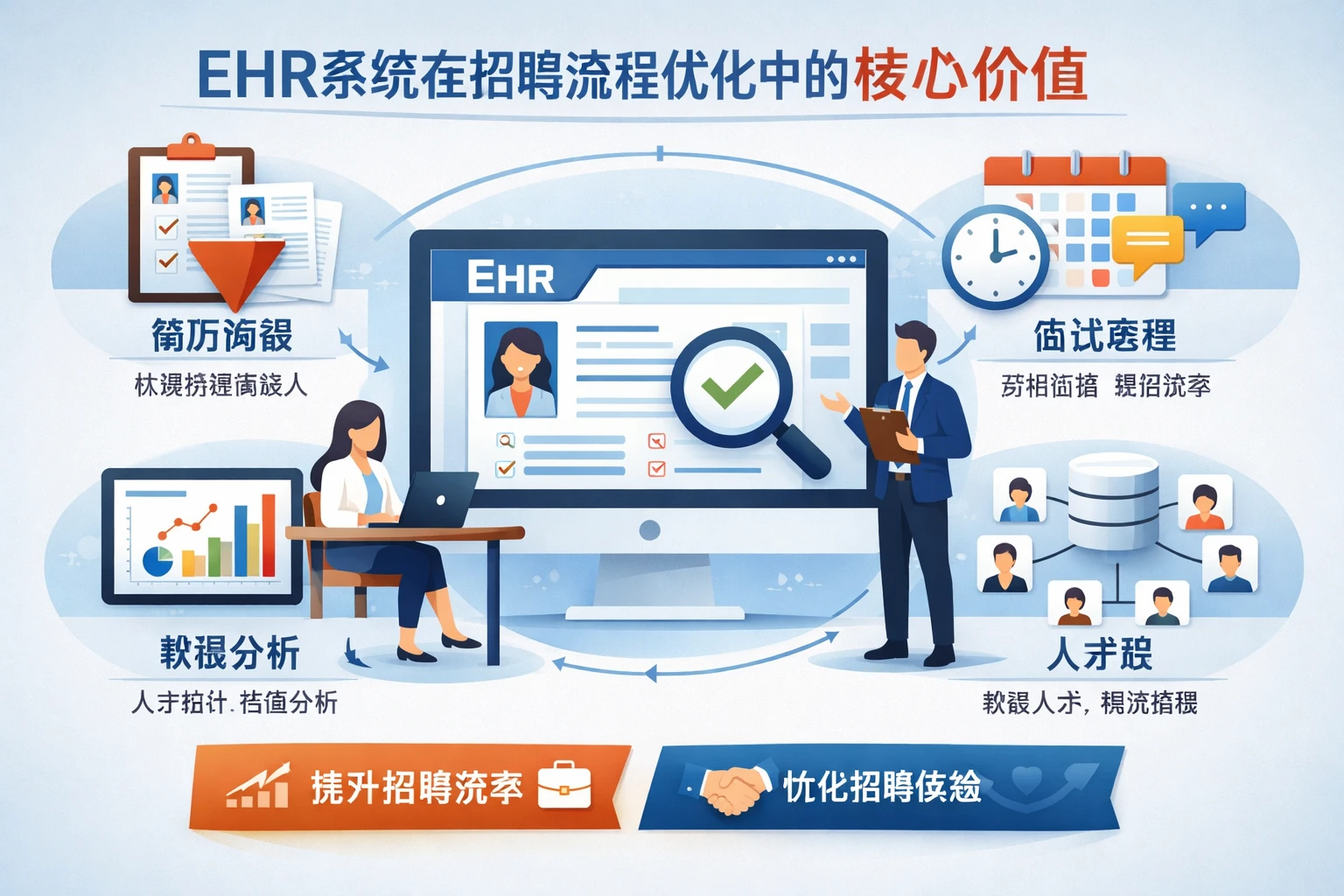 EHR系统在招聘流程优化中的核心价值