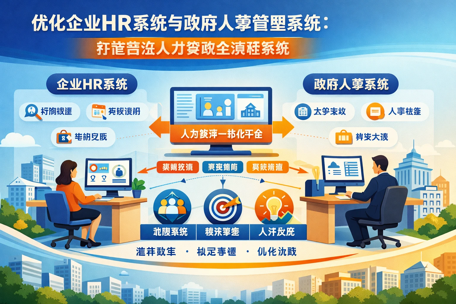 优化企业HR系统与政府人事管理系统：打造高效人力资源全流程系统