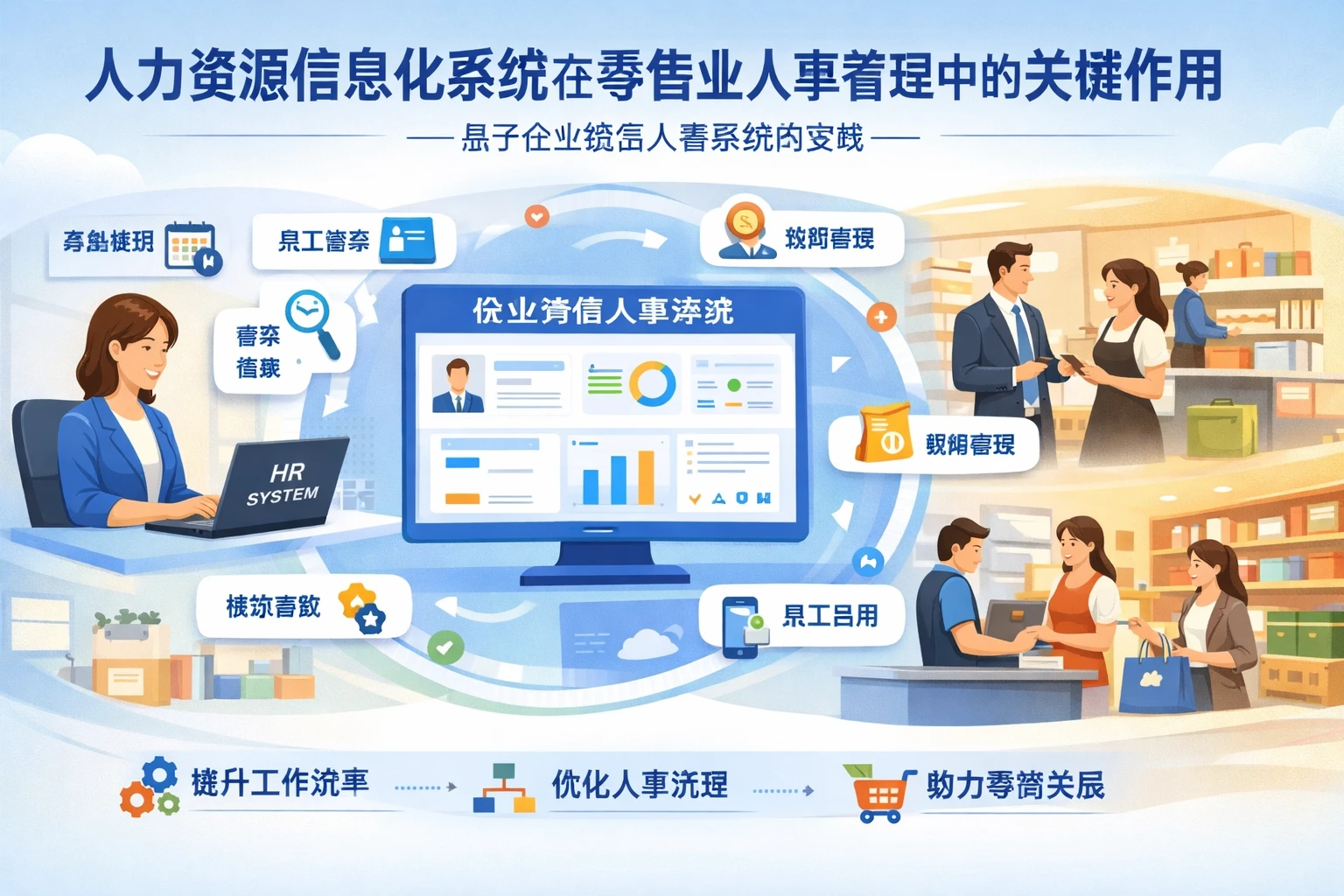 人力资源信息化系统在零售业人事管理中的关键作用——基于企业微信人事系统的实践