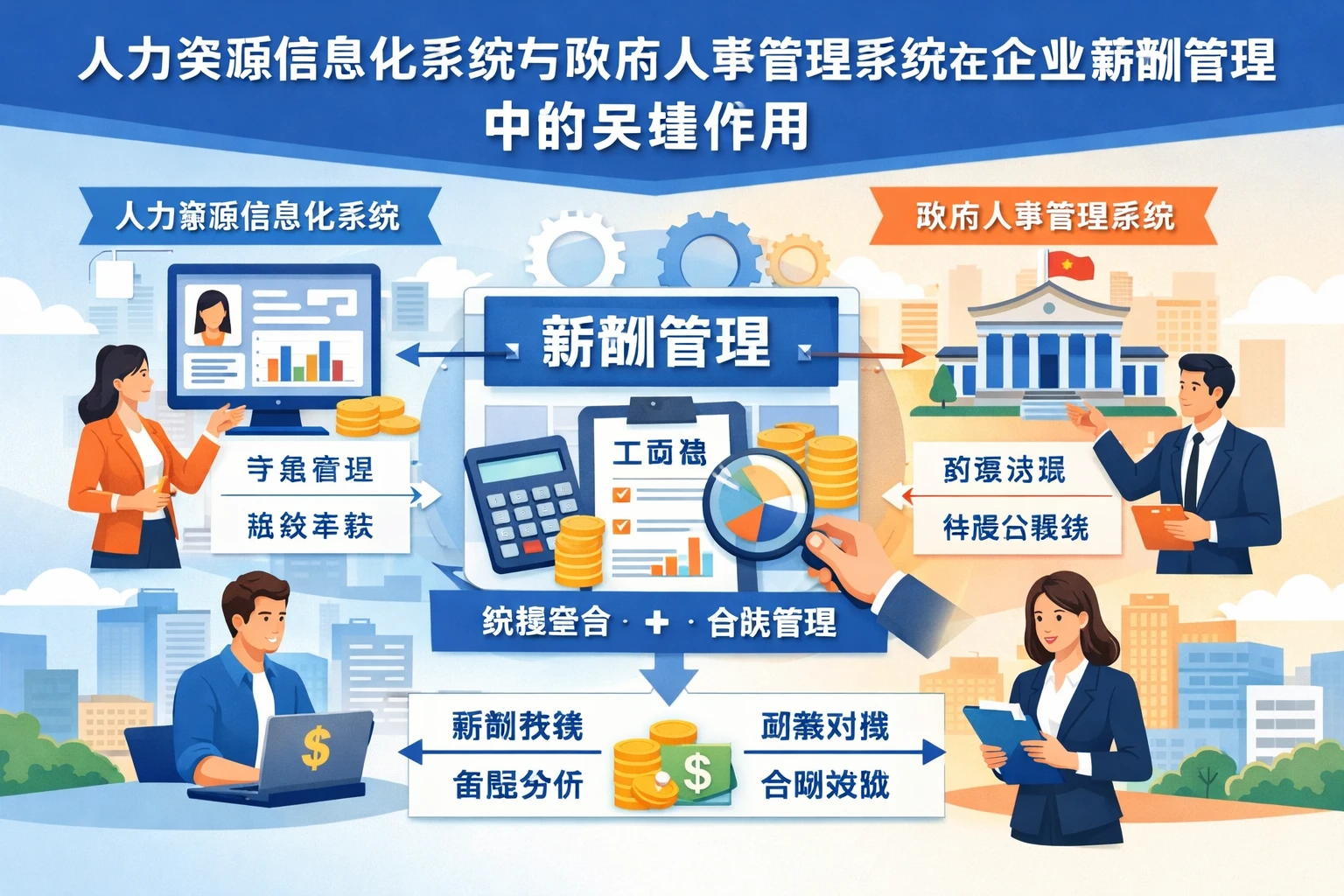 人力资源信息化系统与政府人事管理系统在企业薪酬管理中的关键作用