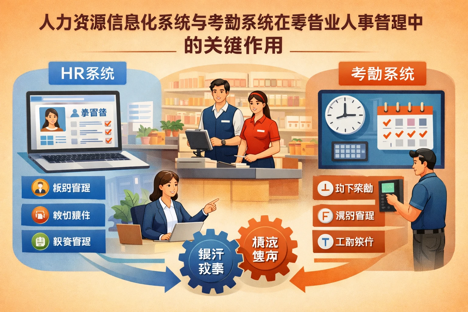 人力资源信息化系统与考勤系统在零售业人事管理中的关键作用