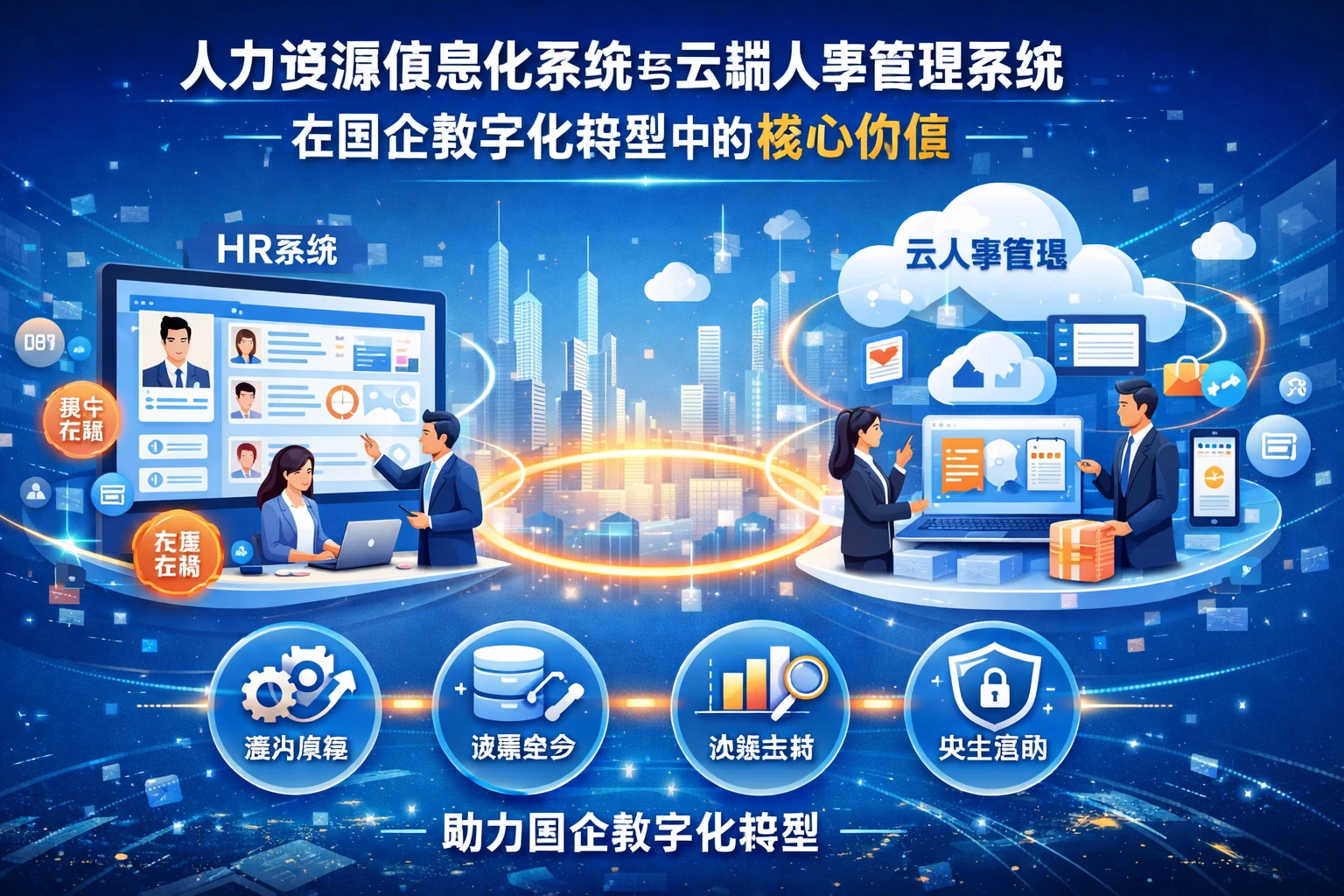 人力资源信息化系统与云端人事管理系统在国企数字化转型中的核心价值