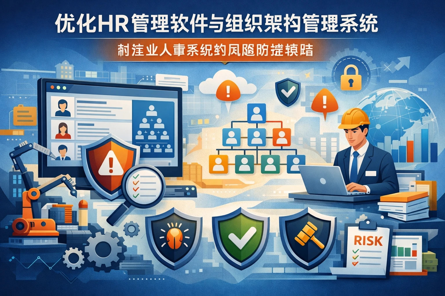 优化HR管理软件与组织架构管理系统：制造业人事系统的风险防控策略