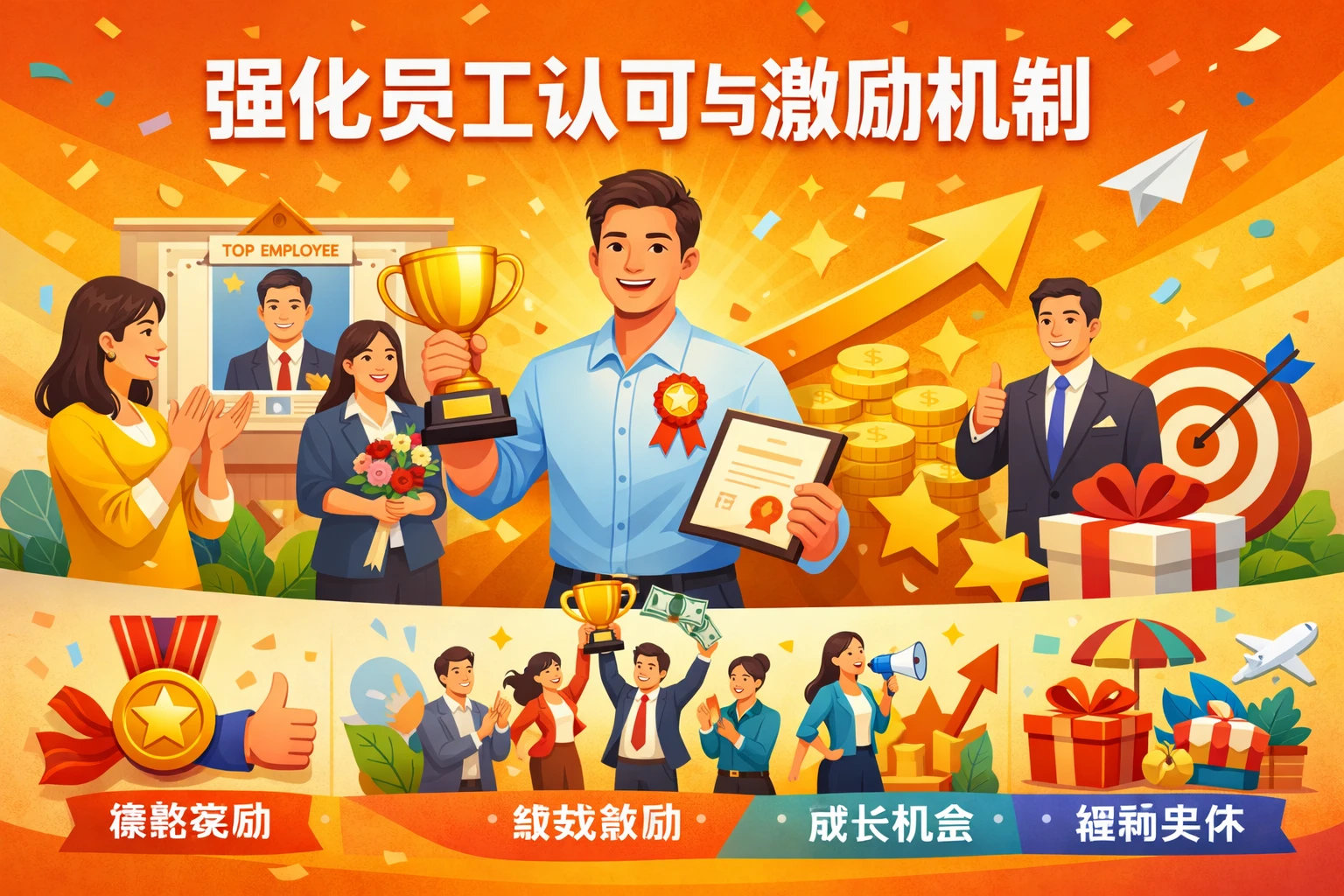 强化员工认可与激励机制