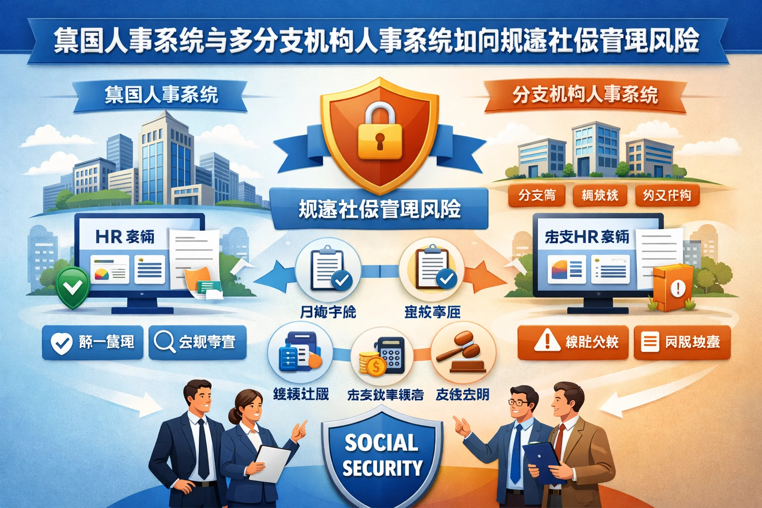 集团人事系统与多分支机构人事系统如何规避社保管理风险