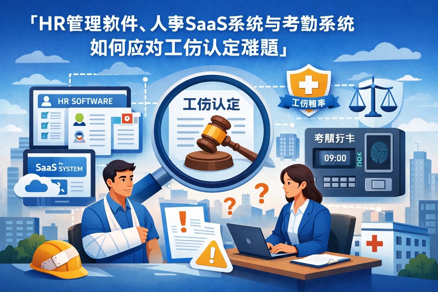 HR管理软件、人事SaaS系统与考勤系统如何应对工伤认定难题