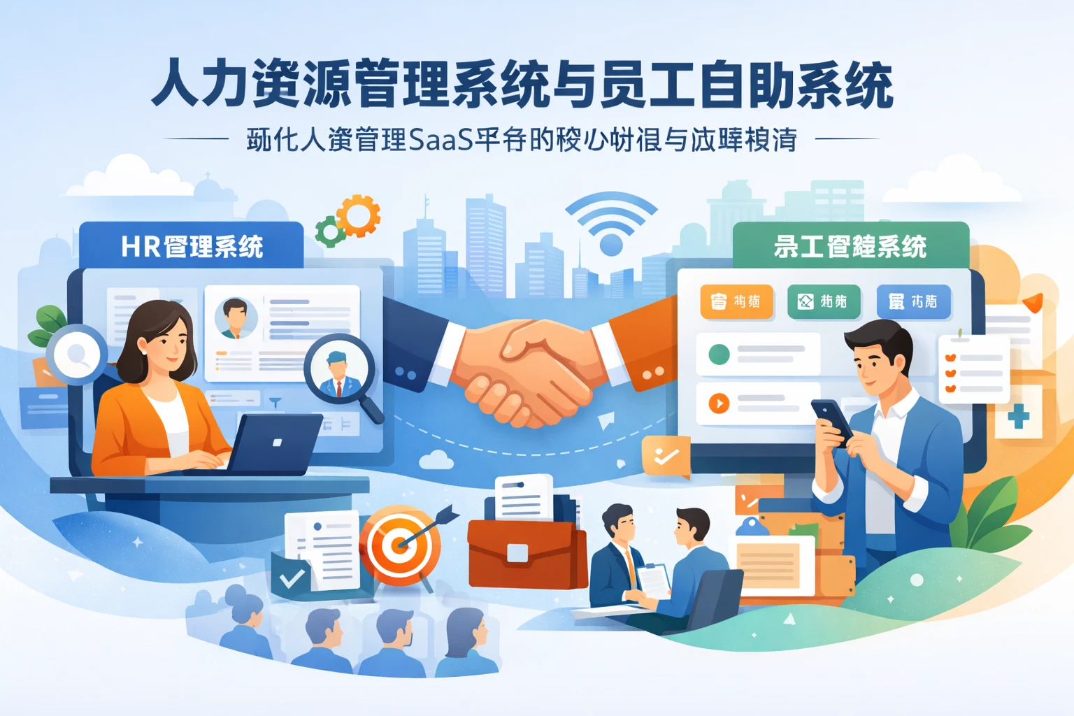 人力资源管理系统与员工自助系统：现代人事管理SaaS平台的核心价值与应聘指南