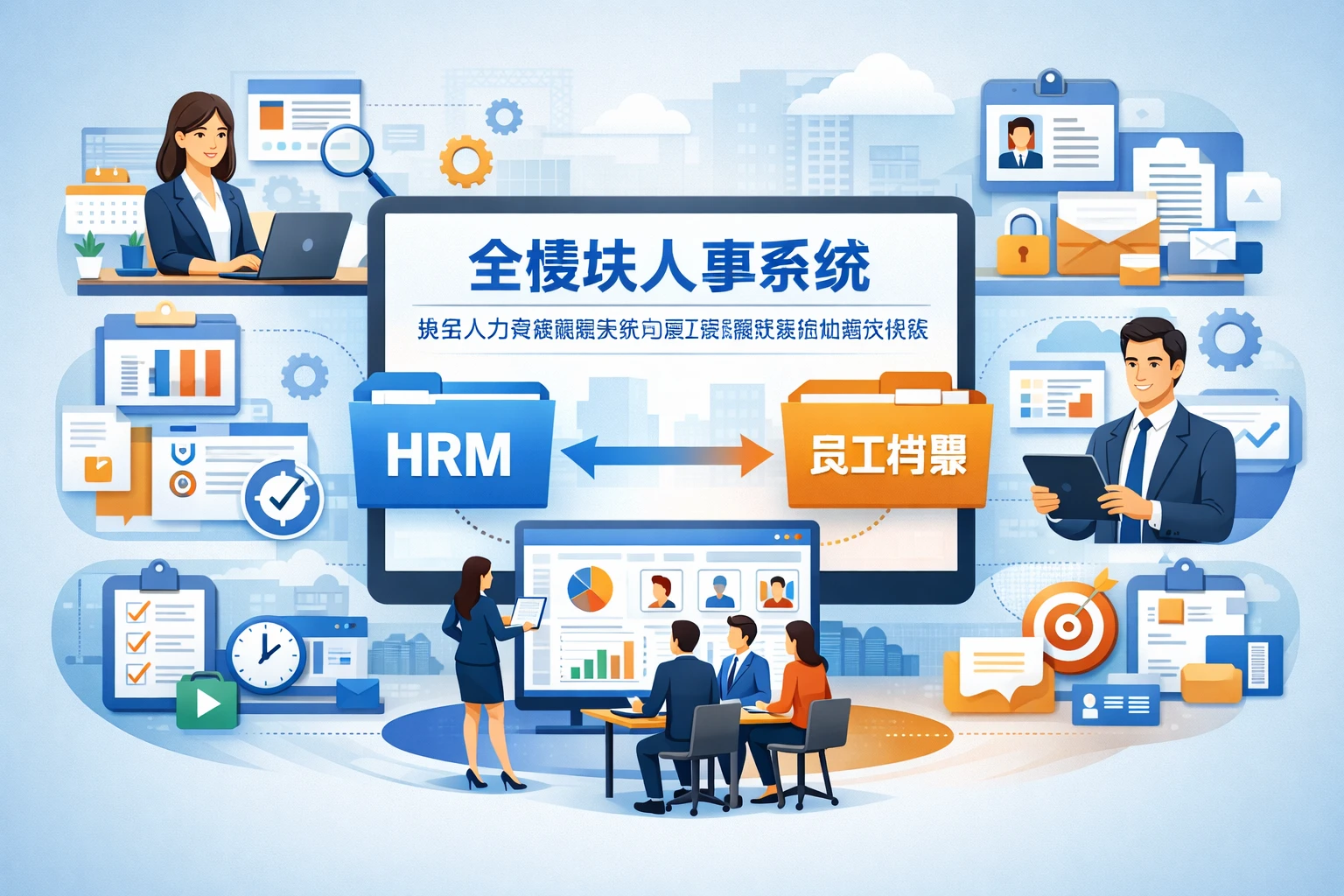全模块人事系统：整合人力资源管理系统与员工档案系统的综合解决方案