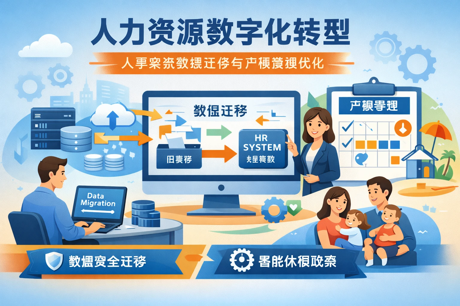 人力资源数字化转型中的人事系统数据迁移与产假管理优化