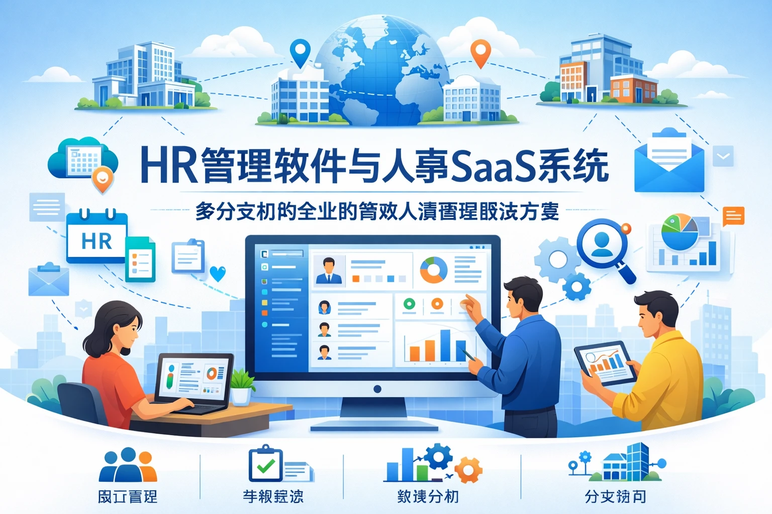 HR管理软件与人事SaaS系统：多分支机构企业的高效人事管理解决方案