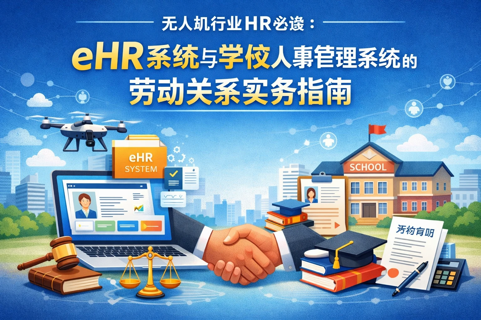 无人机行业HR必读：eHR系统与学校人事管理系统的劳动关系实务指南